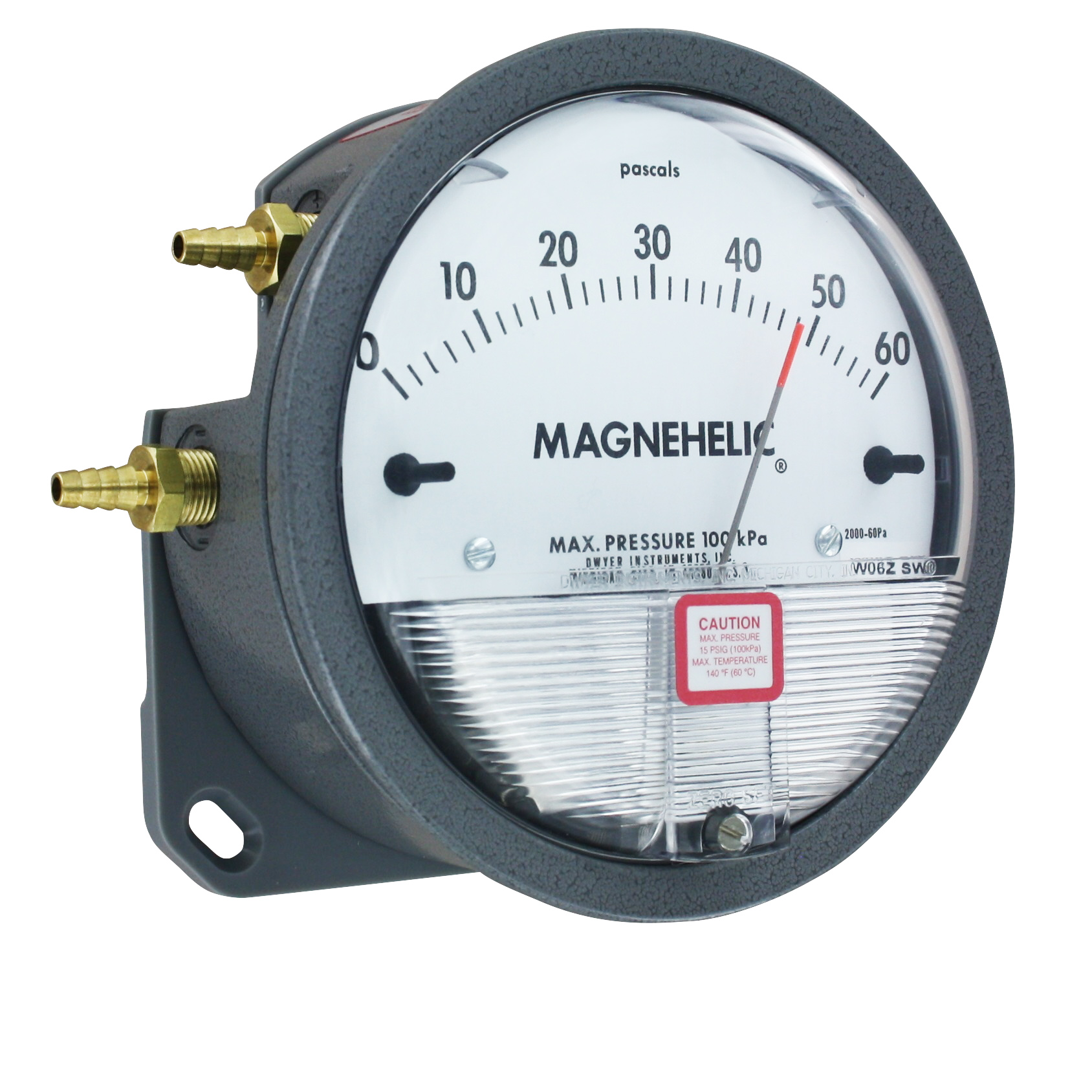 Дифференциальный манометр перепада давления воздуха и газа DWYER Magnehelic 2000