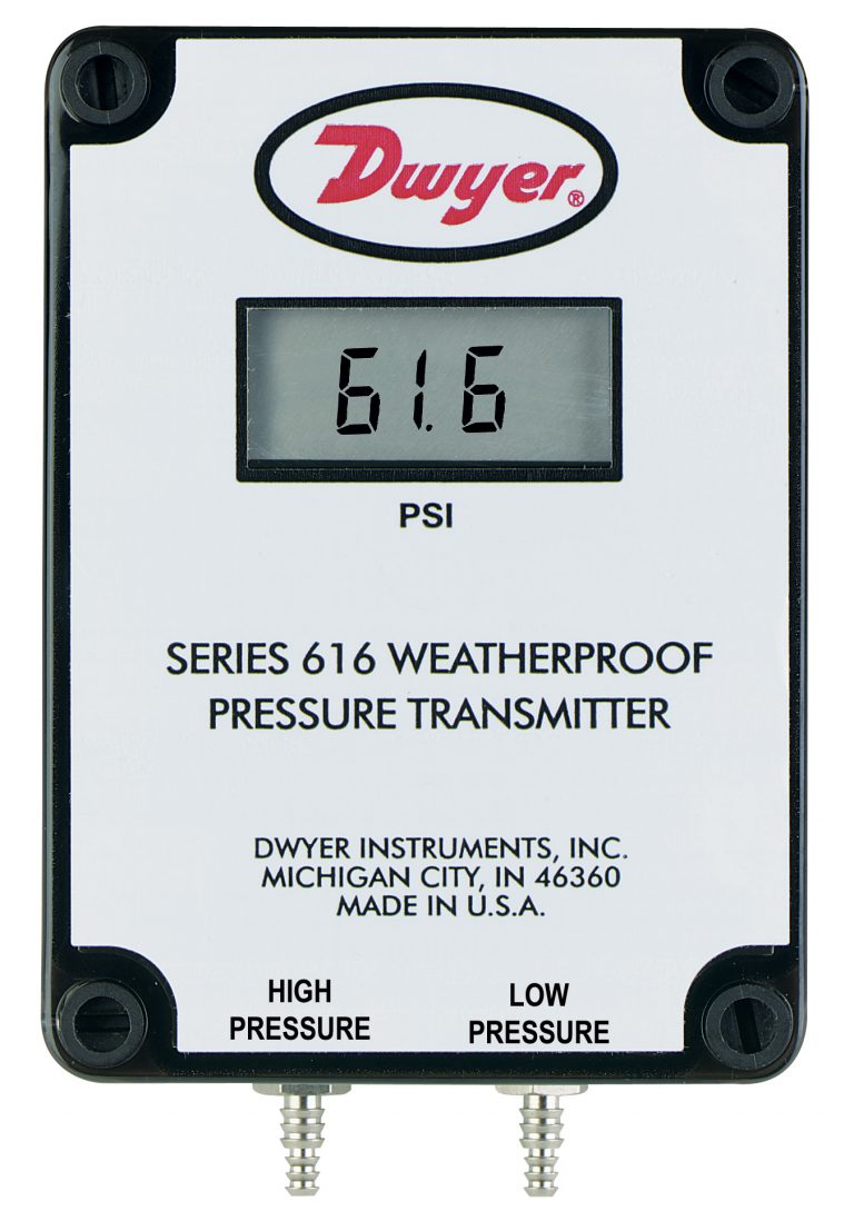 Дифференциальный датчик перепада давления воздуха и газа 4-20 мА Dwyer 616W
