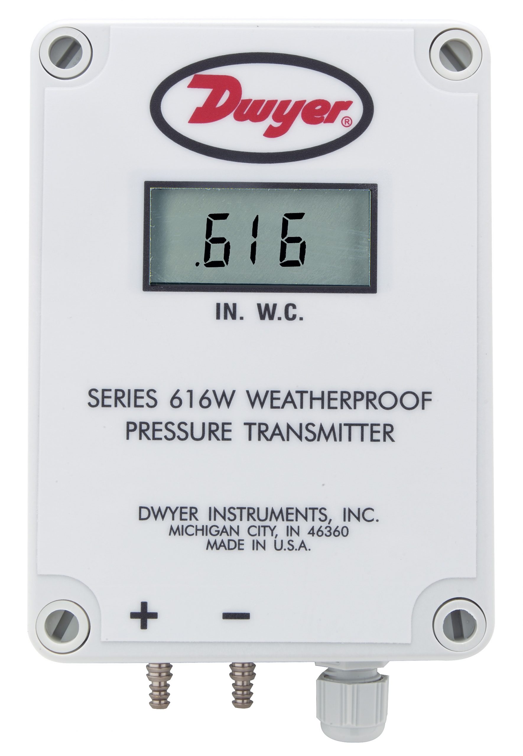 Дифференциальный датчик перепада давления воздуха и газа 4-20 мА Dwyer 616WL