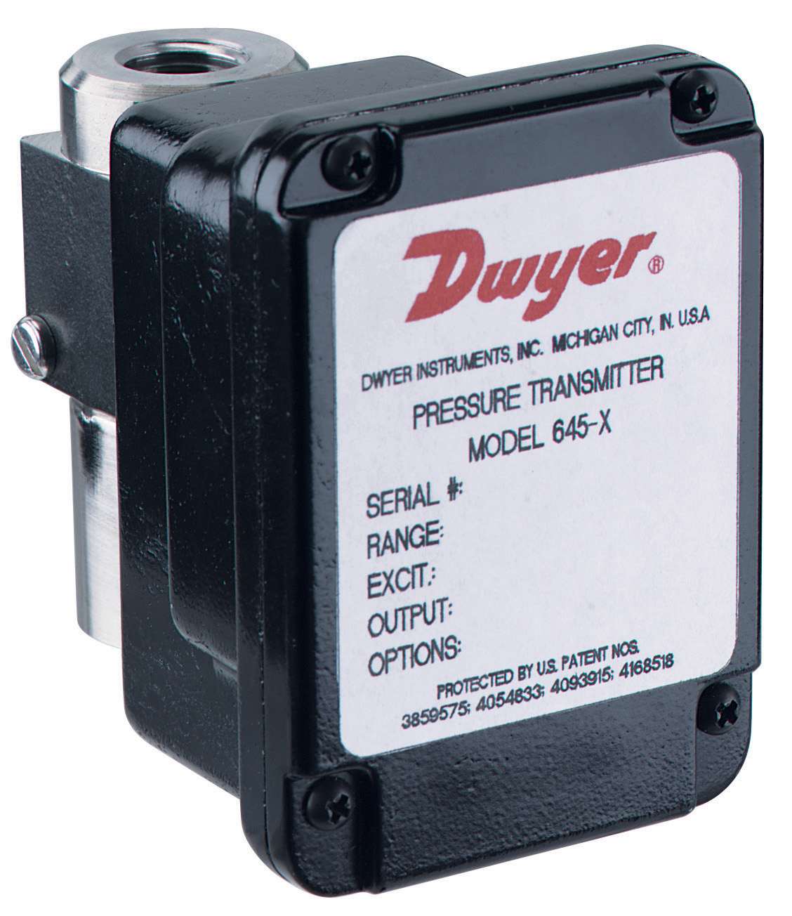 Смачиваемый дифференциальный датчик перепада давления жидкости и газа 4-20 мА Dwyer 645