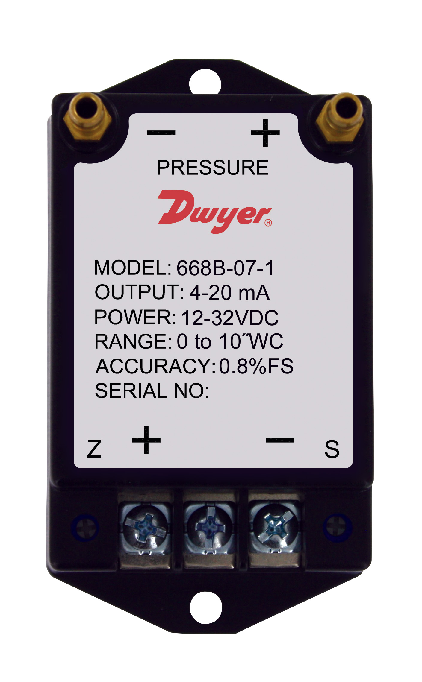 Компактный датчик дифференциального давления Dwyer 668B/D