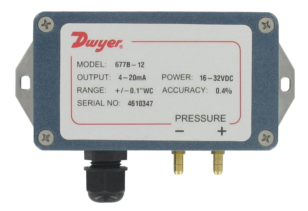 Датчик дифференциального давления Dwyer 677B