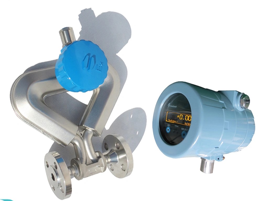 Искробезопасный массовый кориолисовый расходомер газа и жидкости с дельта трубкой ДУ 6мм Exib Sealand CG-06
