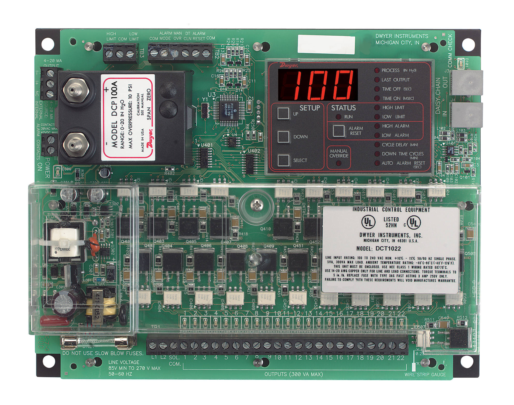 Контроллер фильтров (реле времени) DWYER DCT1000
