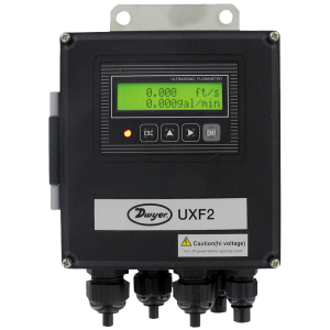 Стационарный ультразвуковой расходомер DWYER UXF2 для прозрачных сред и сенсор SX3