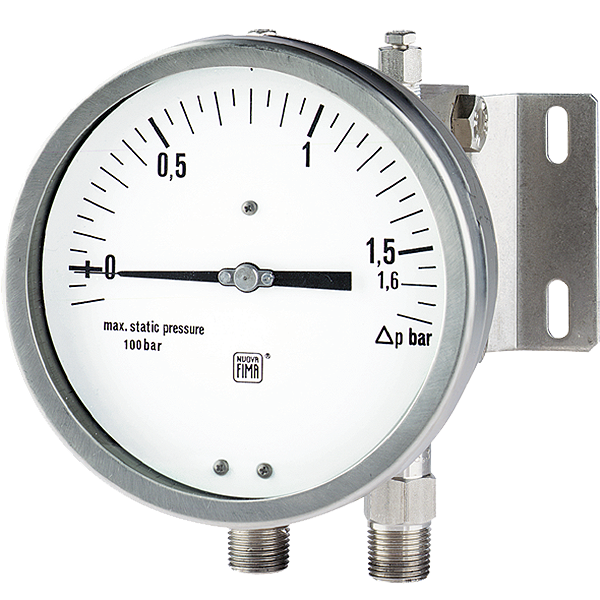 Дифференциальный манометр перепада давления жидкости и газа NUOVA FIMA MD16 PN100