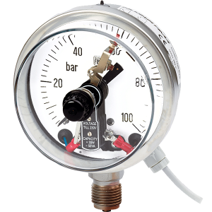 Электроконтактный манометр давления жидкости и газа NUOVA FIMA MN14/18 DN100-150