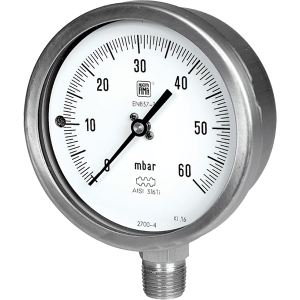 Диафрагменный манометр давления газа и воздуха NUOVA FIMA MN9/18 DN100-150