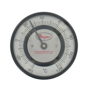 Биметаллический термометр для установки на поверхности трубы от -45 до 260°C Dwyer STC
