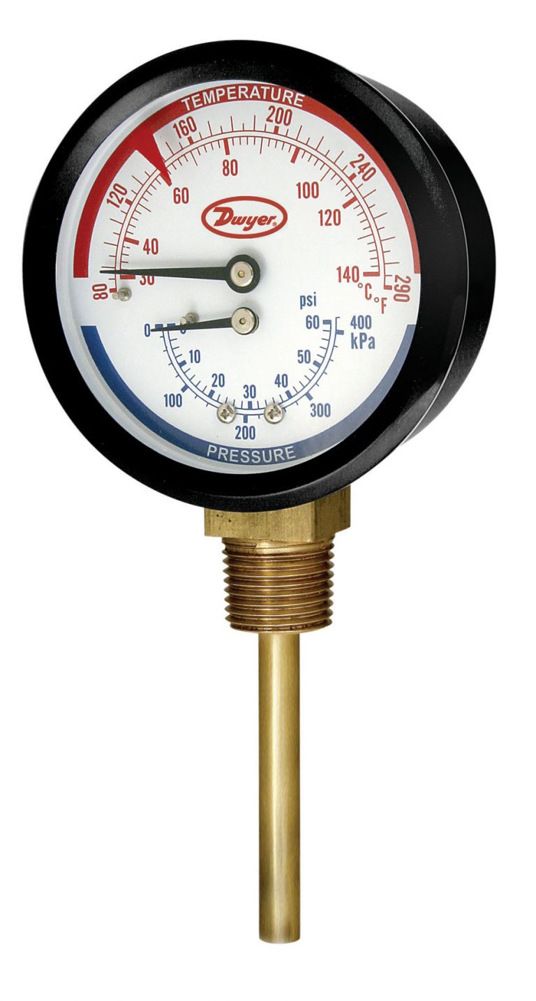 Термоманометр для жидкости и газа Dwyer TRI2