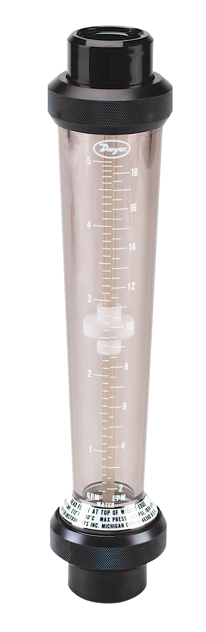 Высокотемпературный ротаметр для жидкости DWYER UV ULTRA-VIEW